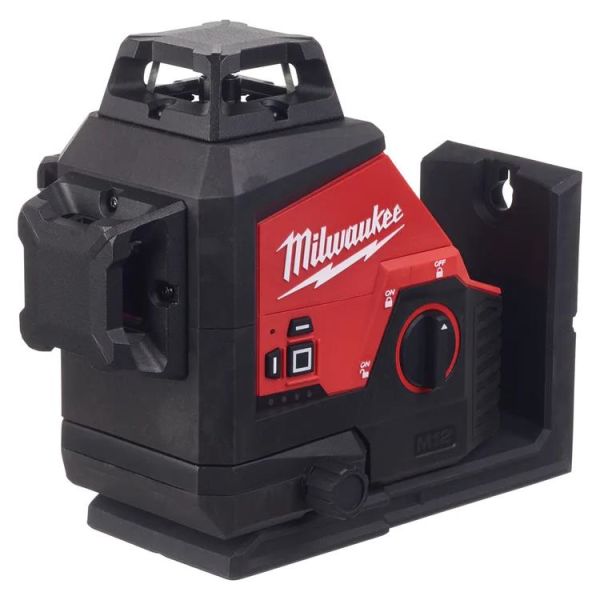 Ristilaser Milwaukee M12 3PL-0C vihreä, ilman akkuja ja laturia
